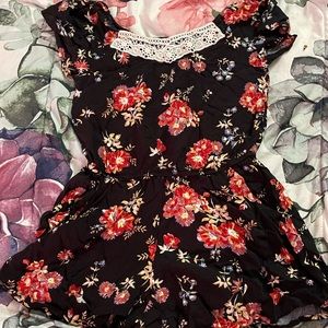 Romper floral /black